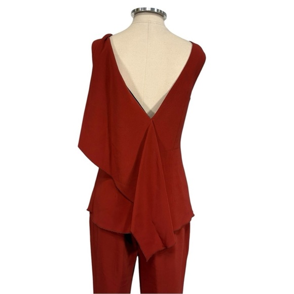 Rosetta Getty Cady Draped Stretch Top and  Cropped Pants Set Size 6 - Picture 8 of 12